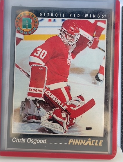 1993-94 Pinnacle #431 Chris Osgood — front