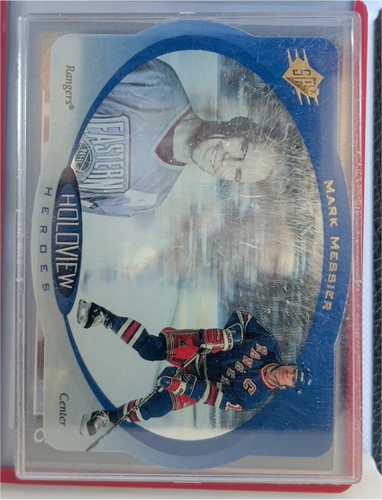 1996-97 Upper Deck SPx Holoview Heroes #HH5 Mark Messier — front