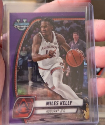 2024 Bowman Chrome University #76 Miles Kelly — front
