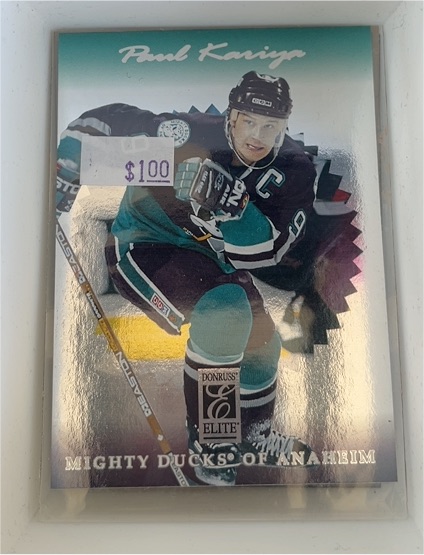 1996-97 Donruss Elite #1 Paul Kariya — front