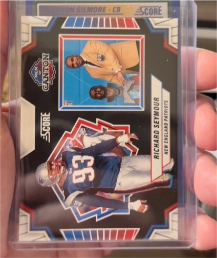 2025 Panini Score #14 Richard Seymour Men of Canton — front