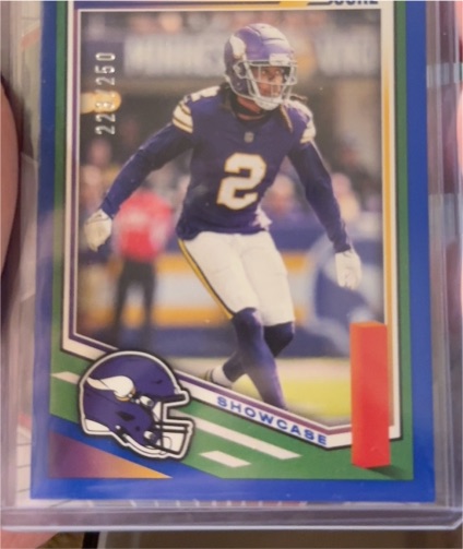 2025 Panini Score #81 Stephon Gilmore Blue Showcase — front