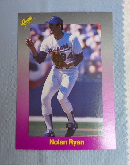 1989 Classic Update Purple Travel Edition #164 Nolan Ryan — front
