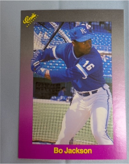 1989 Classic Update Purple Travel Edition #157 Bo Jackson — front