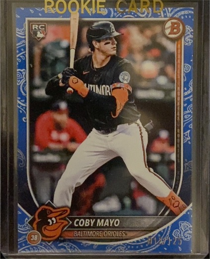 2025 Bowman #37 Coby Mayo — front