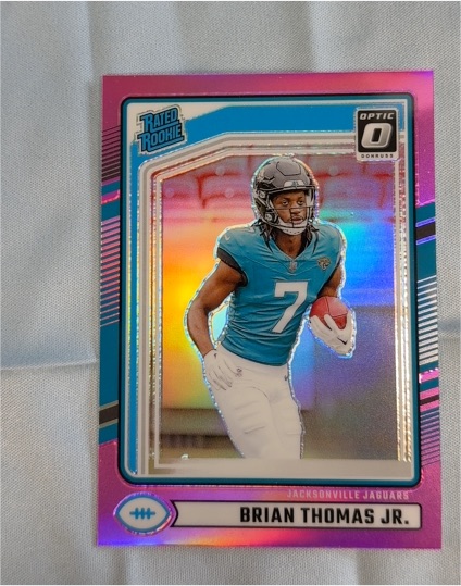 2024 Panini Donruss Optic #313 Brian Thomas Jr. — front