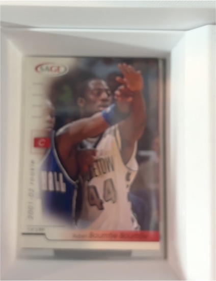 2001 SAGE #3 Ruben Boumtje-Boumtje Rookie Georgetown Hoyas — front