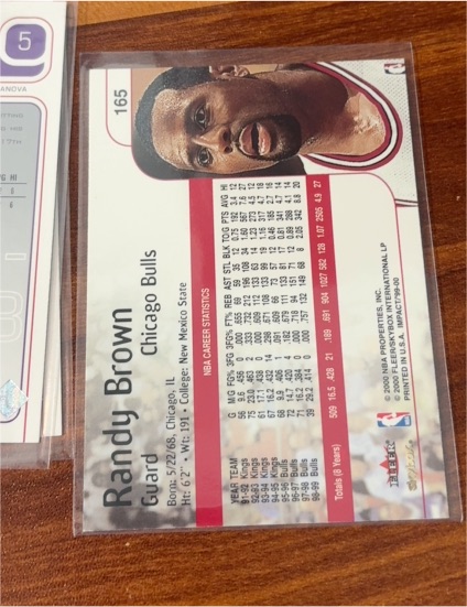 1998-99 Fleer #165 Randy Brown — front