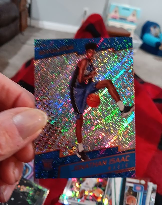2019-20 Panini NBA Hoops Premium Stock #141 Jonathan Isaac — front
