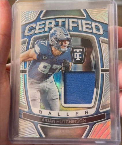 2024 Panini Totally Certified #CB-ADH Aidan Hutchinson — front