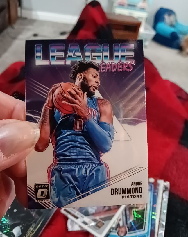 2018-19 Panini Donruss Optic #2 Andre Drummond League Leaders — front