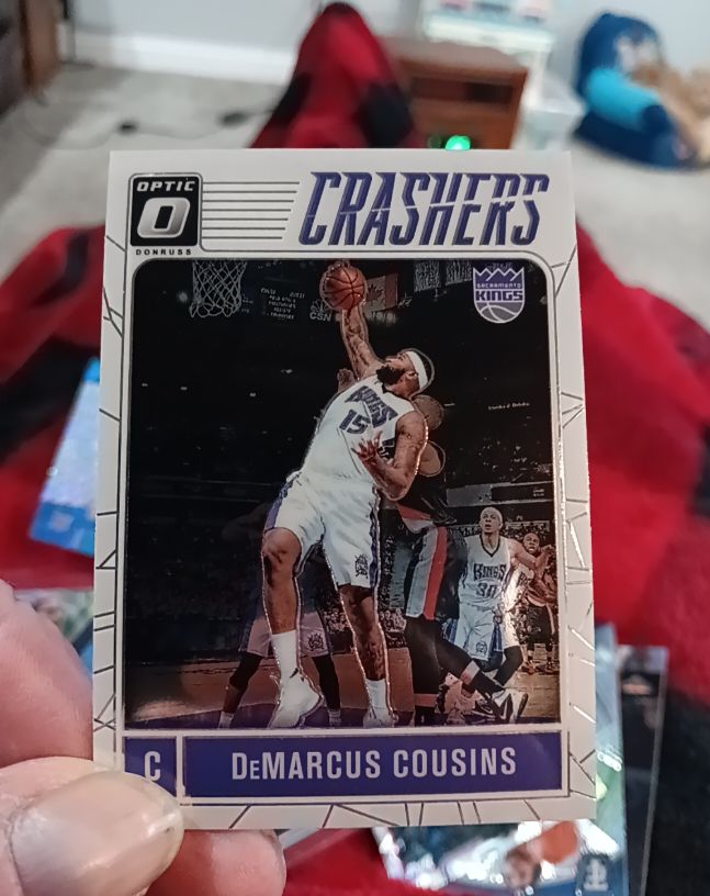 2016-17 Donruss Optic #6 DeMarcus Cousins Crashers — front