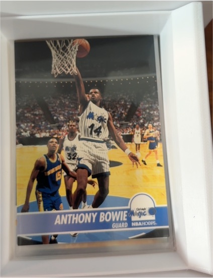 1994-95 Hoops #150 Anthony Bowie — front