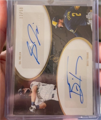 2025 Topps Dynamic Duals #21D Sal Frelick Brice Turang — front