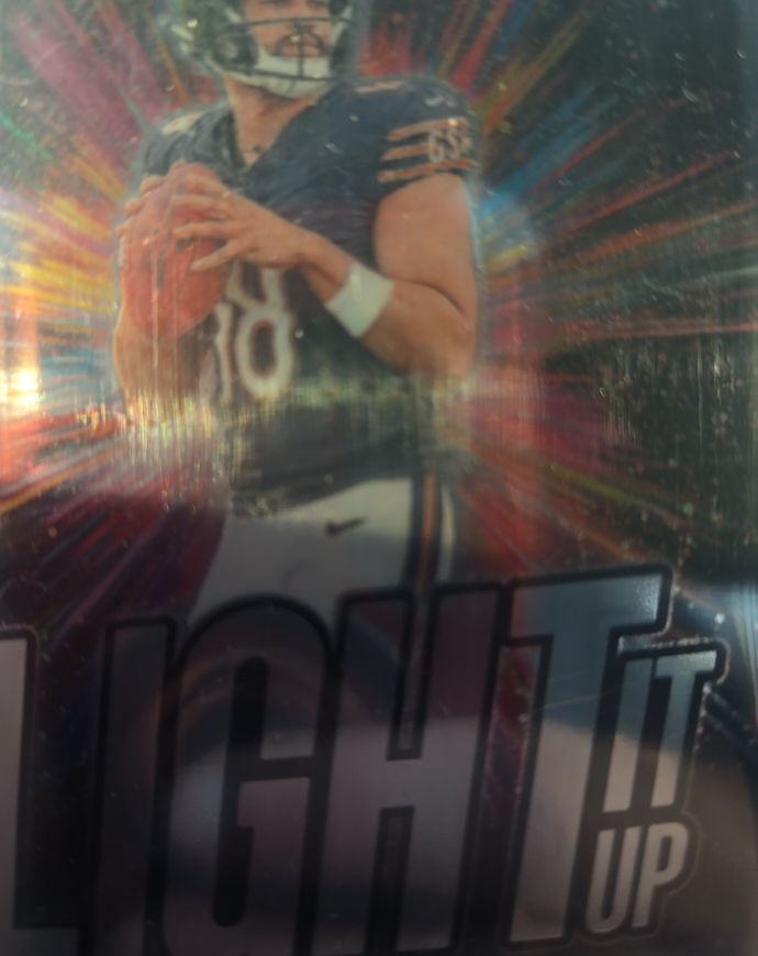 2023 Panini Donruss Optic Light It Up #LU-TB Tyson Bagent Rookie Chicago Bears — front