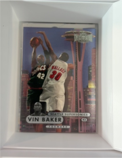 1997-98 Skybox Metal Universe Championship #6 Vin Baker — front