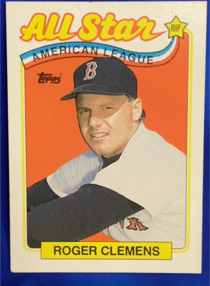 1989 Topps #405 Roger Clemens — front