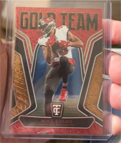 2024 Panini Totally Certified #13 Mike Evans Gold Team — front