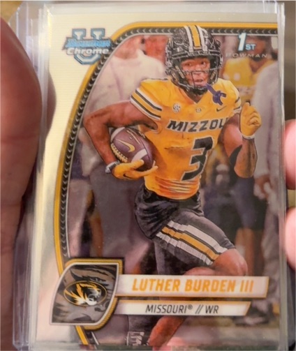 2024 Bowman Chrome University #123 Luther Burden III — front