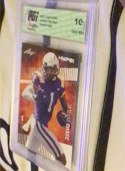 2021 Leaf HYPE! #52 Ja'Marr Chase — front