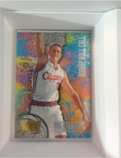 1995-96 Fleer Metal #R1 Brent Barry Rookie Roll Call — front