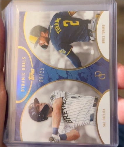 2025 Topps Dynamic Duals #21 Sal Frelick / Brice Turang — front