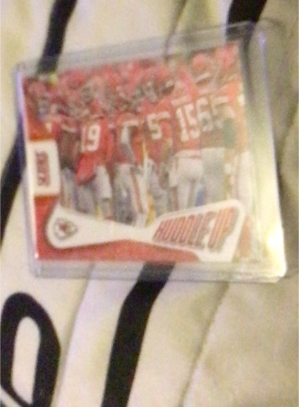 2023 Score Huddle Up #1 Kansas City Chiefs — front
