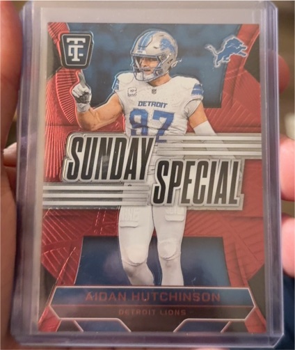 2024 Panini Totally Certified #6 Aidan Hutchinson Sunday Special — front