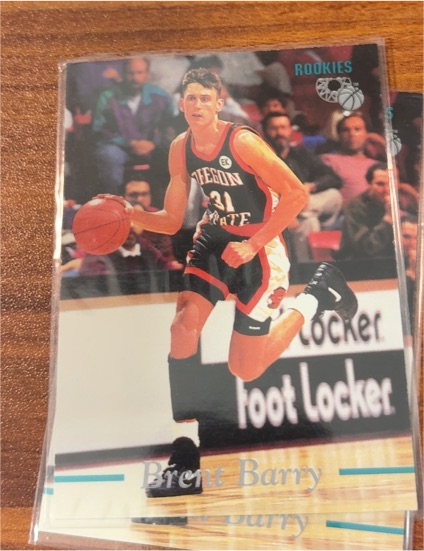 1995 Classic Rookies #14 Brent Barry Oregon State Beavers — front