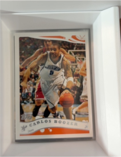 2009-10 Topps #293 Carlos Boozer Utah Jazz — front