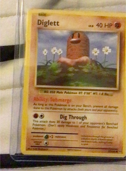 1999 Pokémon #47 Diglett — front