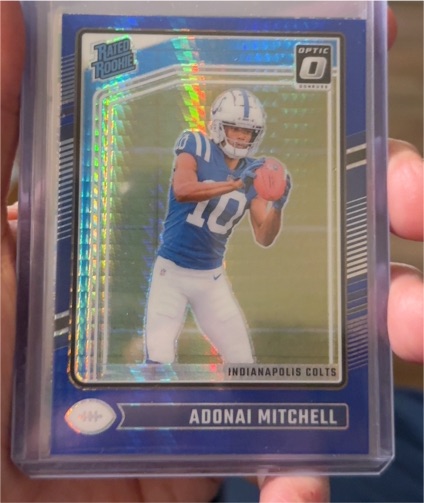 2024 Panini Donruss Optic #203 Adonai Mitchell — front