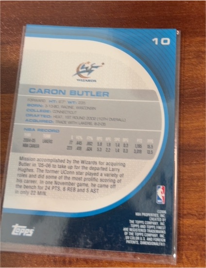 2007-08 Topps #10 Caron Butler — front