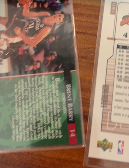 1996-97 Upper Deck #14 Brent Barry — front