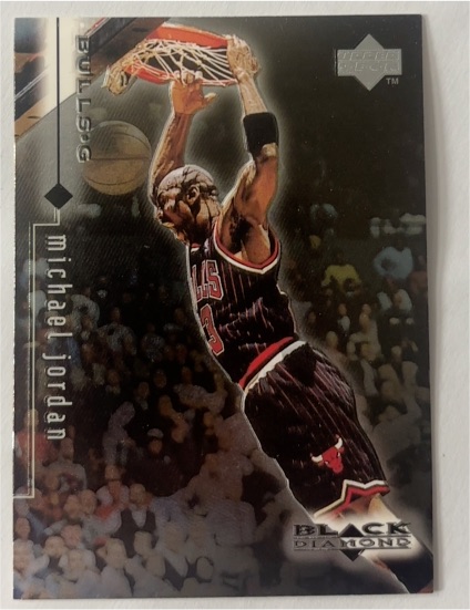 1998-99 Upper Deck Black Diamond #1 Michael Jordan — front