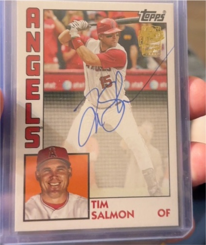 2025 Topps Archives #84FFA-TS Tim Salmon — front