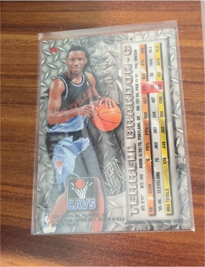 1996-97 Fleer Metal #16 Terrell Brandon — front