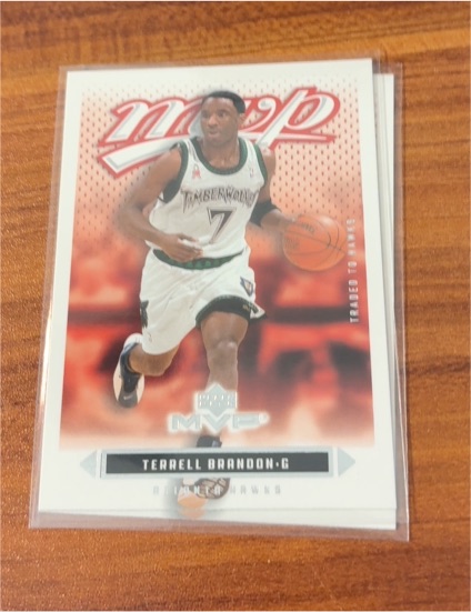 2003-04 Upper Deck MVP #3 Terrell Brandon — front