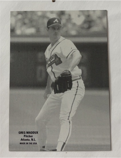 2024 Topps Black & White #41 Greg Maddux — front
