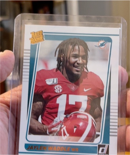 2021 Panini Donruss #263 Jaylen Waddle Rated Rookie Portrait — front