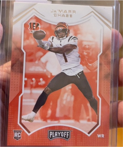 2021 Panini Playoff #205 Ja'Marr Chase — front