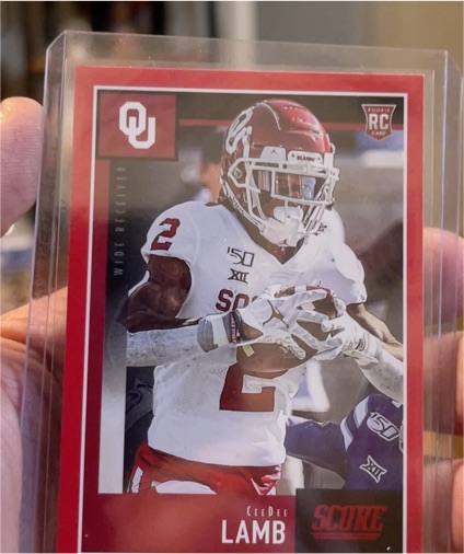 2020 Panini Score #416 CeeDee Lamb — front