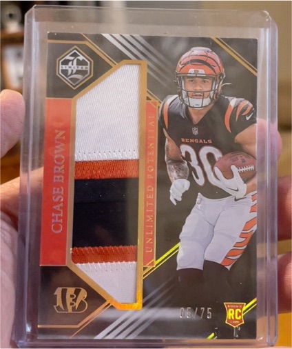 2023 Panini Limited Unlimited Potential #LP-CB Chase Brown — front
