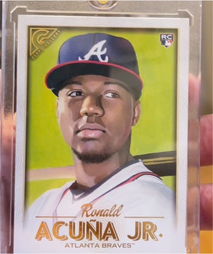 2018 Topps Gallery #140 Ronald Acuña Jr. Rookie — front