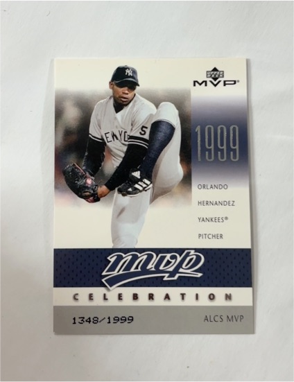 2003 Upper Deck MVP Celebration #MVP42 Orlando Hernandez — front