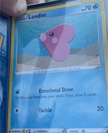 2022 Pokémon TCG Crown Zenith #35 Luvdisc — front