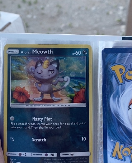 2017 Pokémon SM43 Alolan Meowth — front