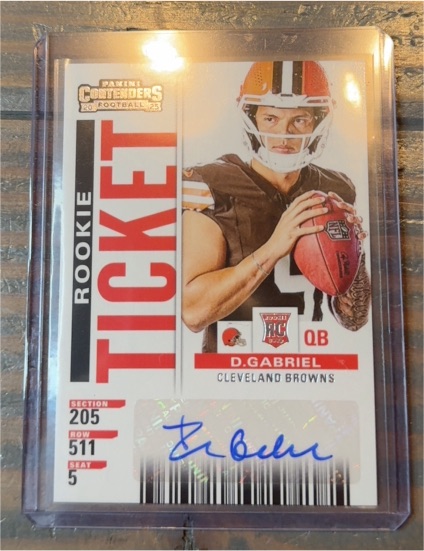 2025 Panini Contenders #5 Dillon Gabriel Rookie Ticket — front