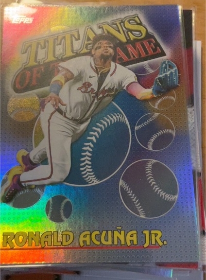 2026 Topps Series 1 Titans of the Game #TOG-7 Ronald Acuña Jr. — front