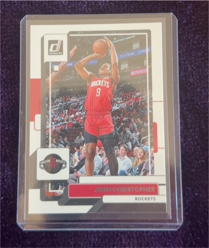 2022-23 Donruss #154 Josh Christopher — front